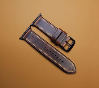 Handmade leather Watch straps for Apple Watch Ultra #apple #applewatch #applewatchseries6 #Samsung #samsunggalaxy...